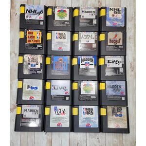 Sega Genesis Games Lot of 20 Sports Games